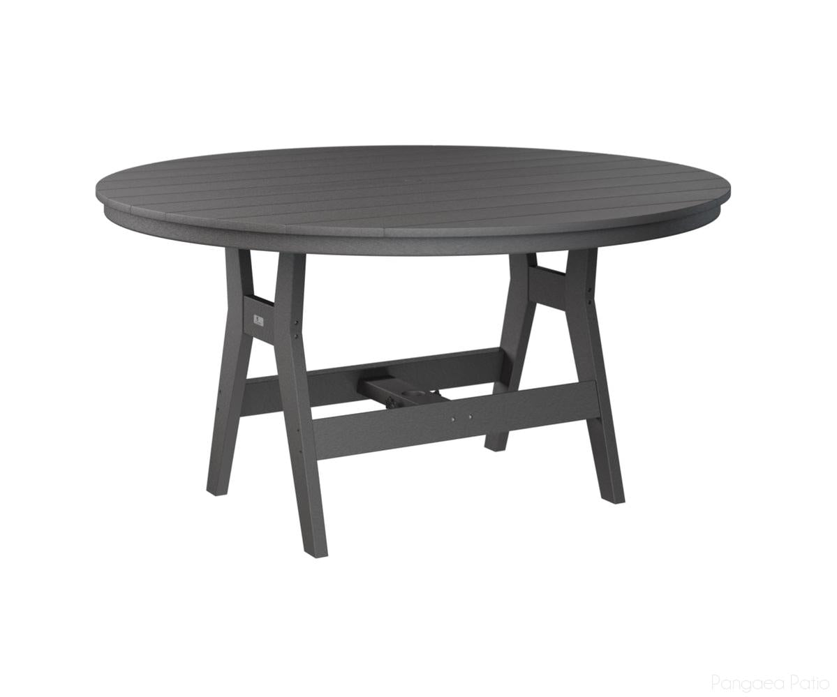 BGHRT0060CSG-Berlin Gardens-Harbor 60" Round Table - Counter Height-Smoke Gray BG-Pangaea Patio