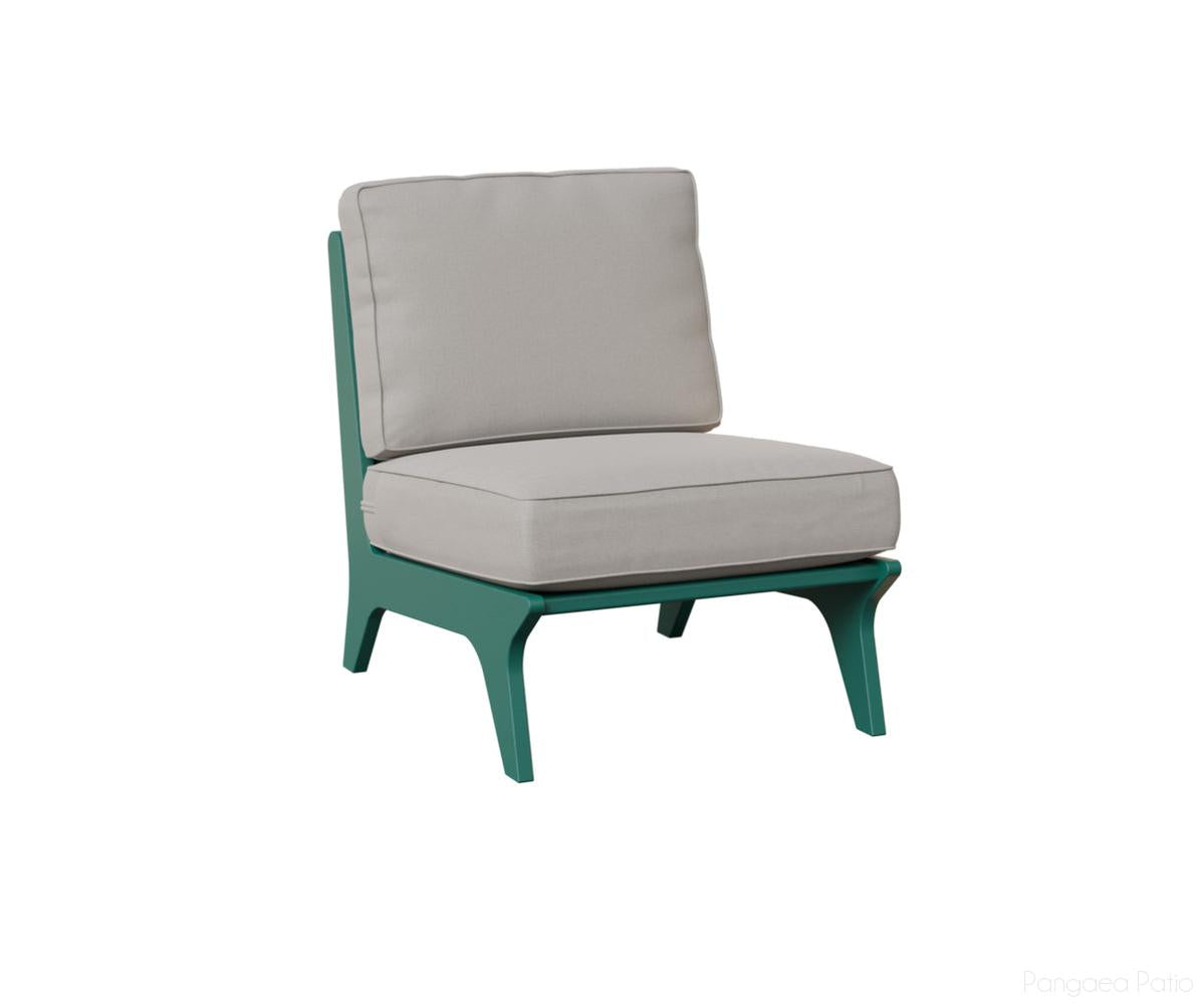BGHACC2429MGT-Berlin Gardens-Hartley Club Chair-MGP Teal-Pangaea Patio