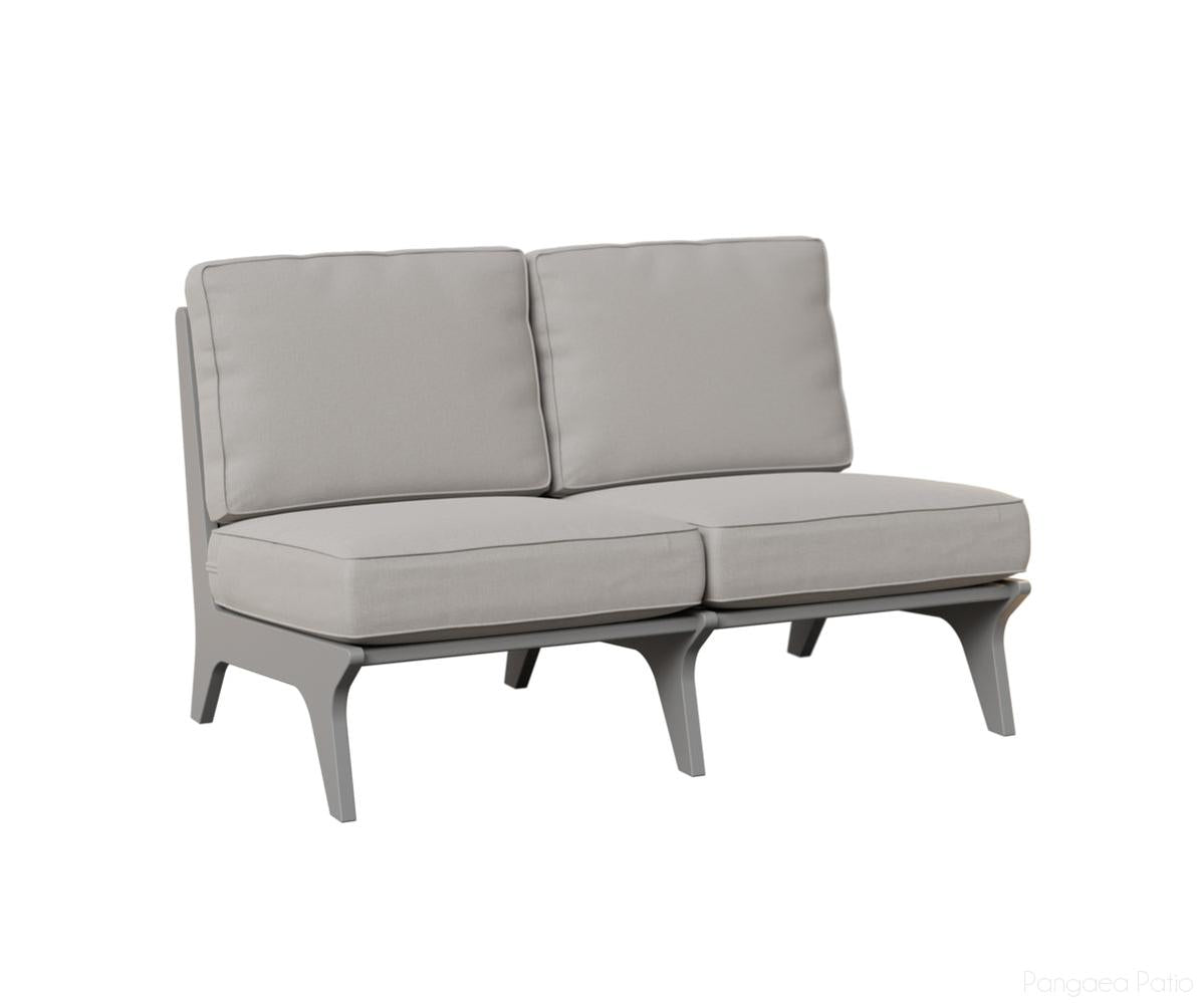 BGHALS4929MGF-Berlin Gardens-Hartley Loveseat-MGP Fog-Pangaea Patio