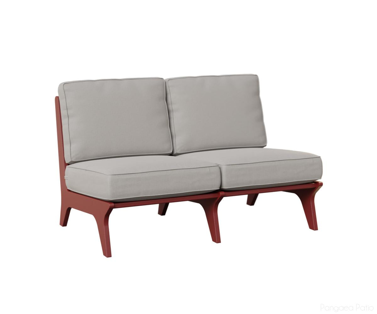 BGHALS4929MGR-Berlin Gardens-Hartley Loveseat-MGP Red-Pangaea Patio