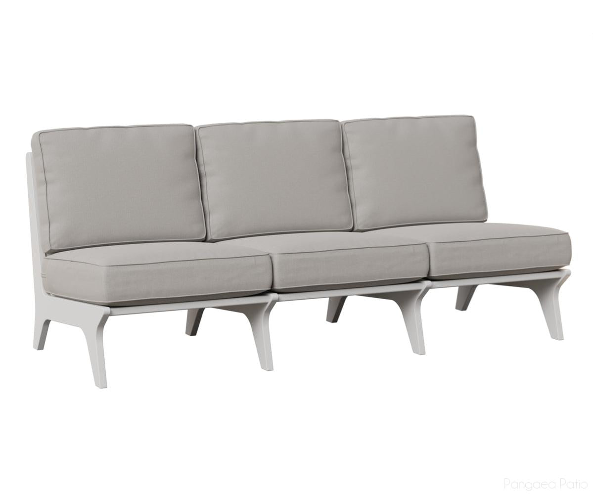 BGHAS7429MGW-Berlin Gardens-Hartley Sofa-MGP Matte White-Pangaea Patio