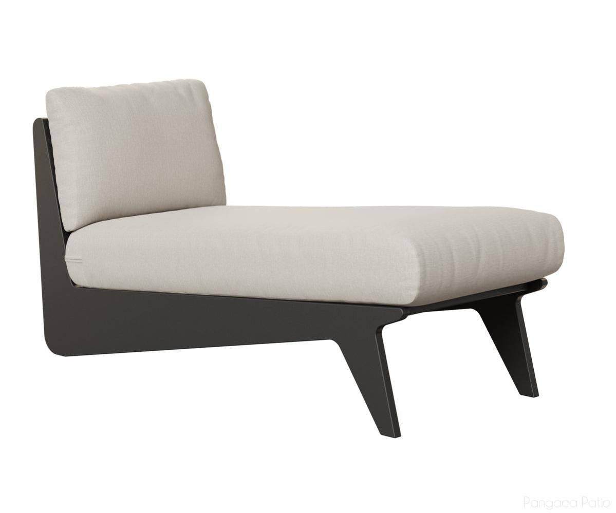 BGHOCL3029MGB-Berlin Gardens-Holland Chaise-MGP Matte Black-Pangaea Patio