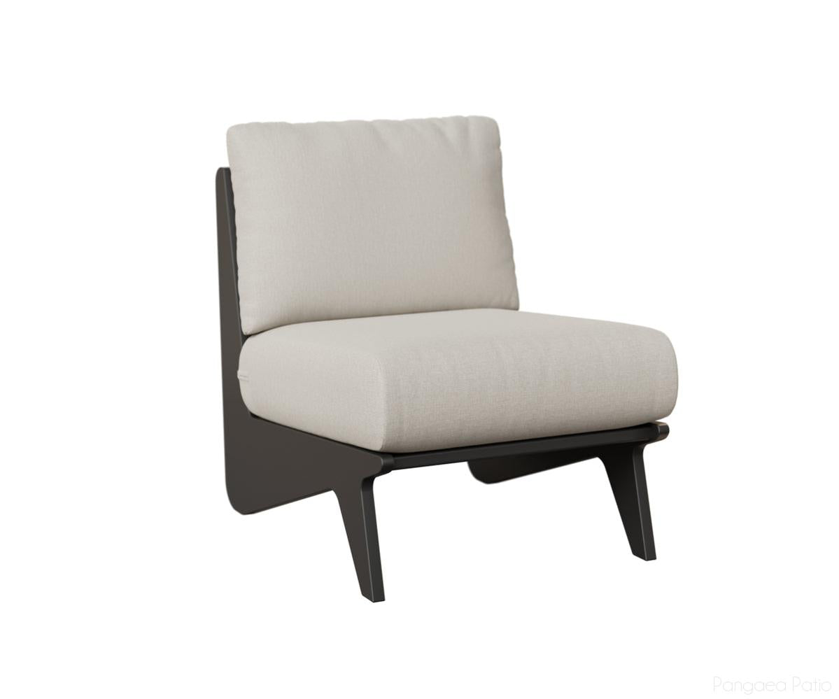 BGHOCC2429MGB-Berlin Gardens-Holland Club Chair-MGP Matte Black-Pangaea Patio