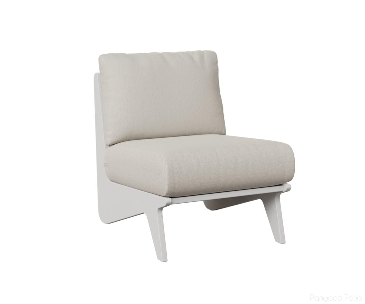 BGHOCC2429MGW-Berlin Gardens-Holland Club Chair-MGP Matte White-Pangaea Patio