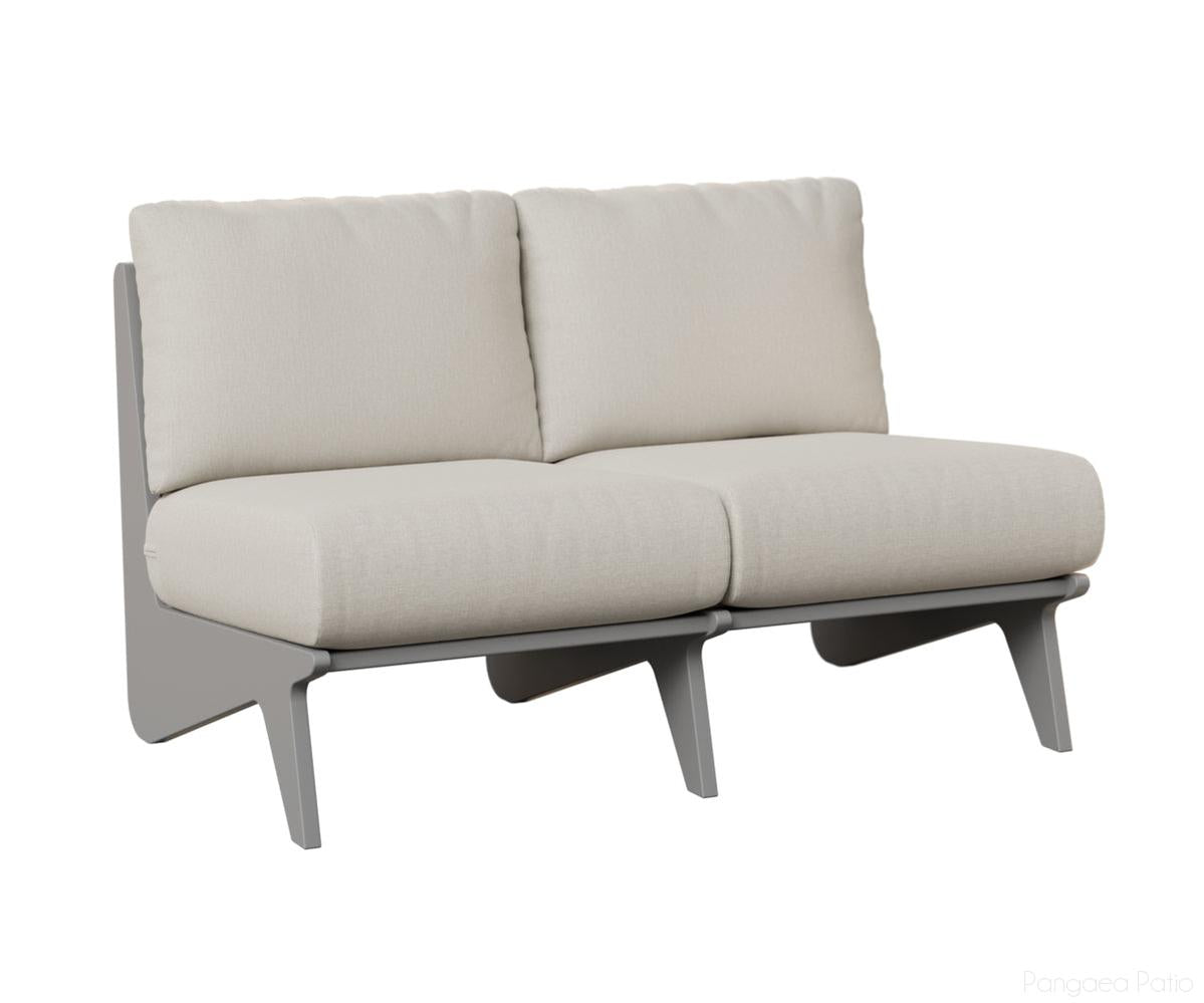 BGHOLS4929MGF-Berlin Gardens-Holland Loveseat-MGP Fog-Pangaea Patio