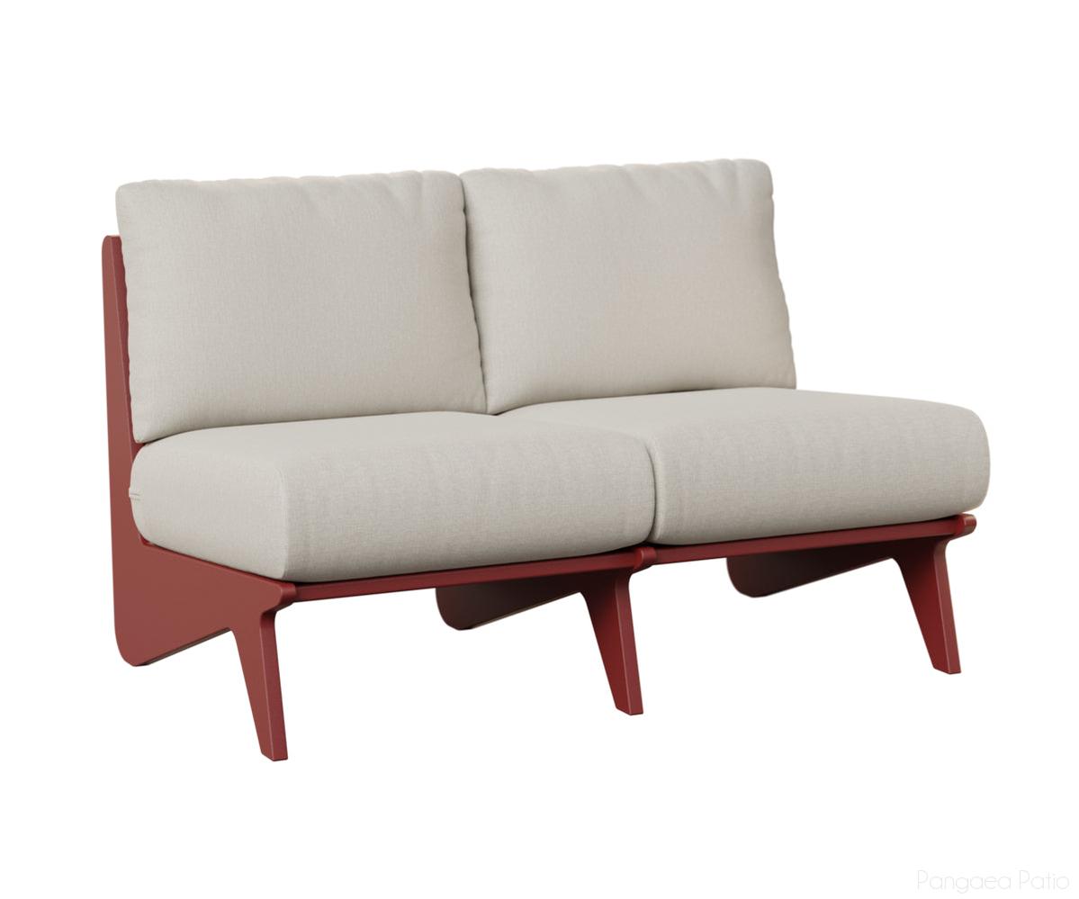 BGHOLS4929MGR-Berlin Gardens-Holland Loveseat-MGP Red-Pangaea Patio