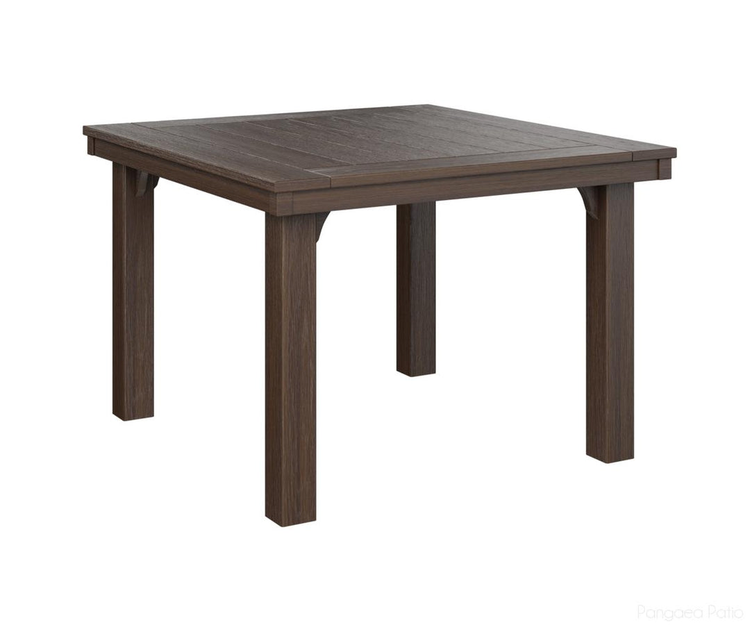 BGHDT0044DBW-Berlin Gardens-Homestead 44" Dining Table-Brazilian Walnut BG-Pangaea Patio