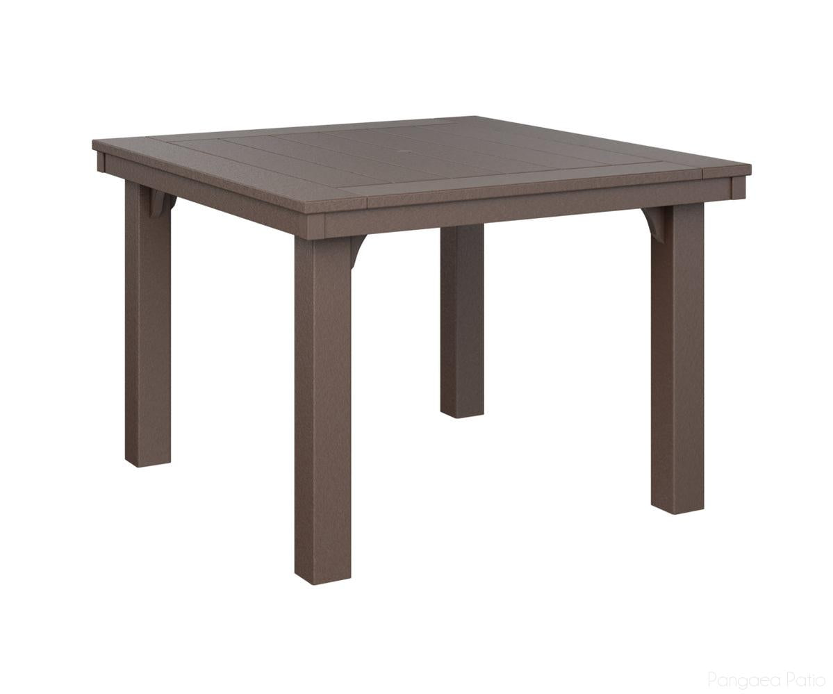 BGHDT0044DCB-Berlin Gardens-Homestead 44" Dining Table-Chocolate Brown BG-Pangaea Patio