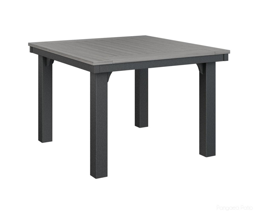 BGHDT0044DDGB-Berlin Gardens-Homestead 44" Dining Table-Driftwood Gray Black BG-Pangaea Patio
