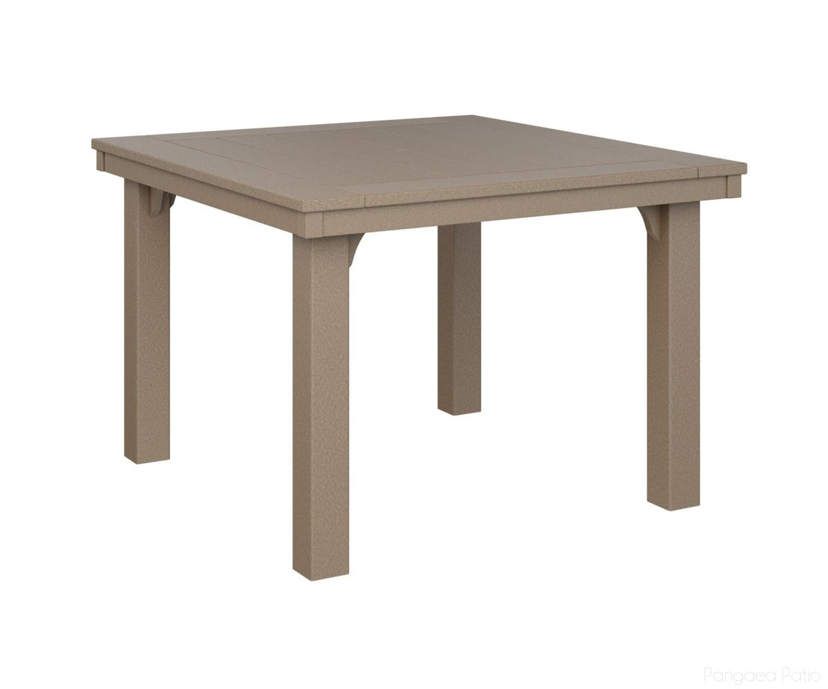 BGHDT0044DWW-Berlin Gardens-Homestead 44" Dining Table-Weatherwood BG-Pangaea Patio