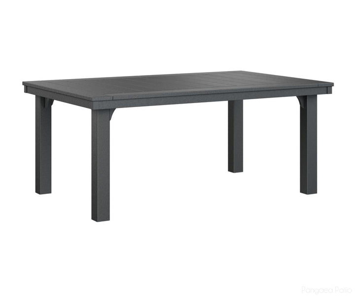 BGHDT4472DB-Berlin Gardens-Homestead 44" x 72" Dining Table-Black BG-Pangaea Patio