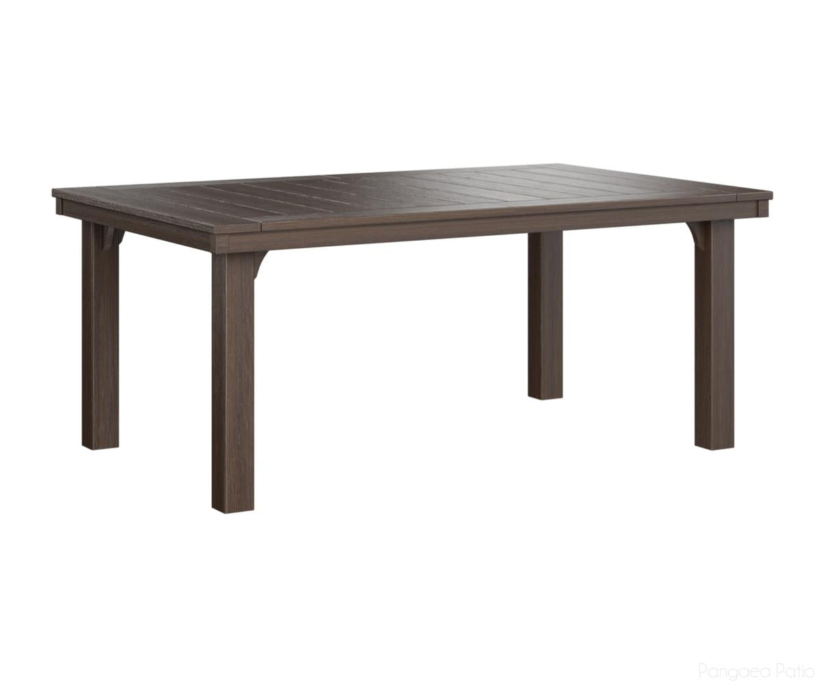 BGHDT4472DBW-Berlin Gardens-Homestead 44" x 72" Dining Table-Brazilian Walnut BG-Pangaea Patio