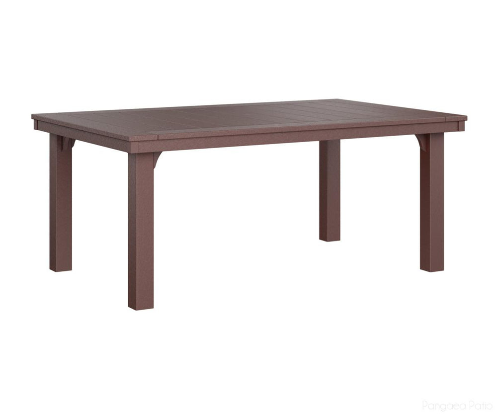 BGHDT4472DBR-Berlin Gardens-Homestead 44" x 72" Dining Table-Burgundy BG-Pangaea Patio