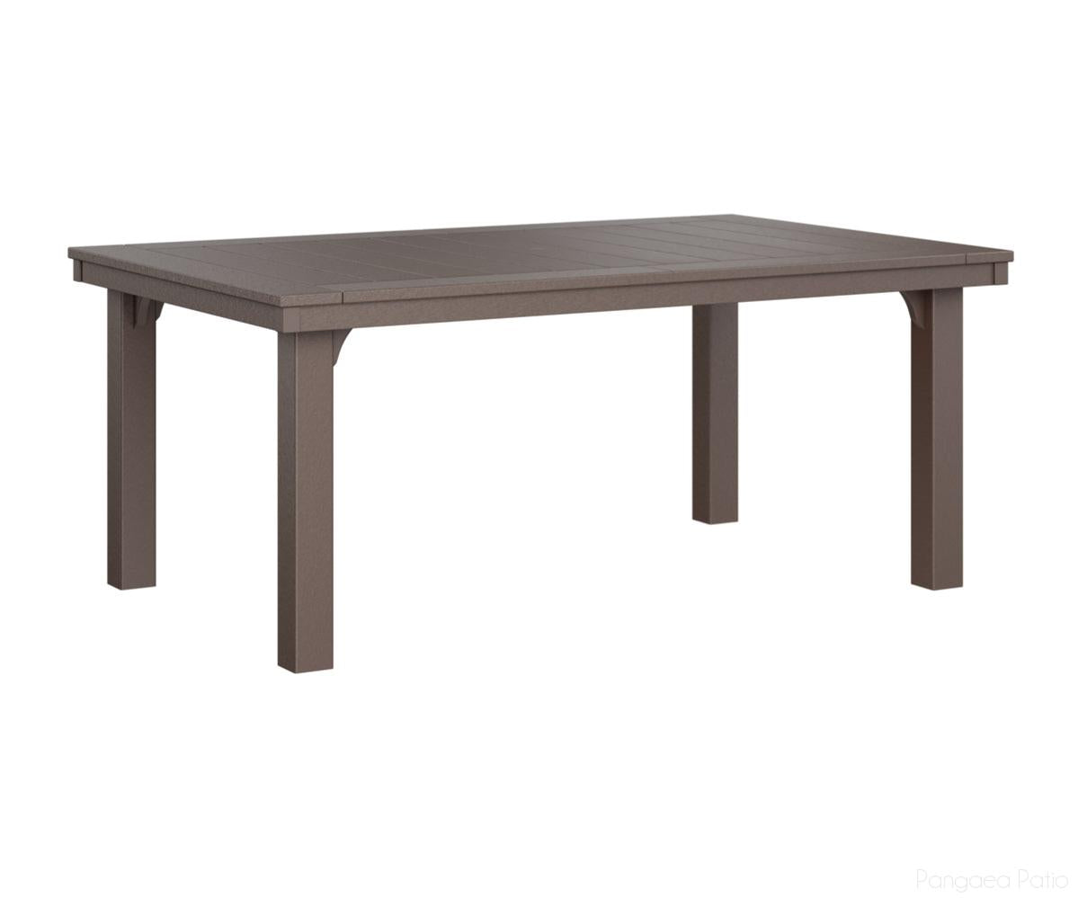 BGHDT4472DCB-Berlin Gardens-Homestead 44" x 72" Dining Table-Chocolate Brown BG-Pangaea Patio