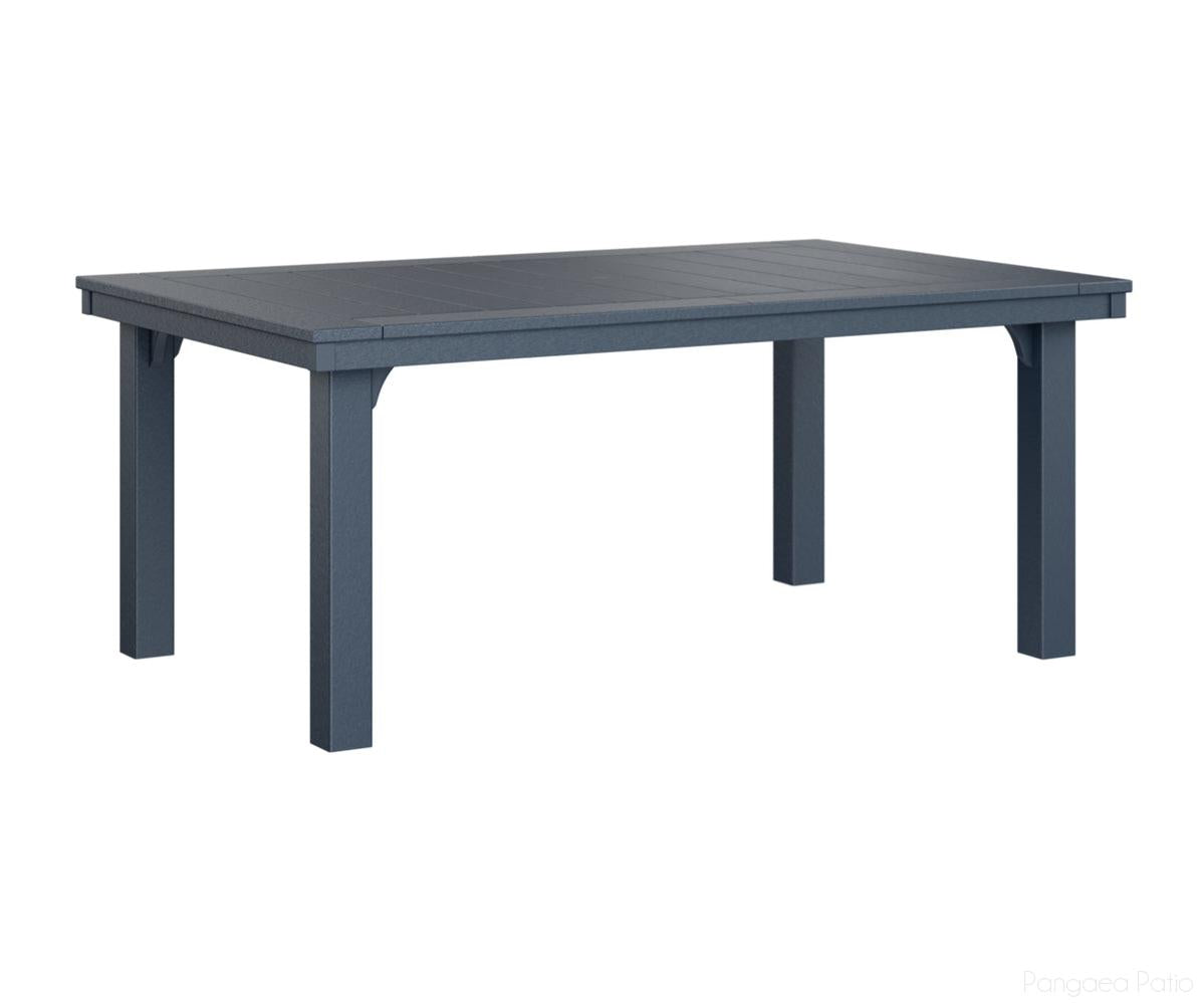 BGHDT4472DNB-Berlin Gardens-Homestead 44" x 72" Dining Table-Navy Blue BG-Pangaea Patio