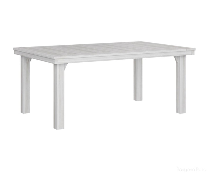 BGHDT4472DSS-Berlin Gardens-Homestead 44" x 72" Dining Table-Seashell BG-Pangaea Patio