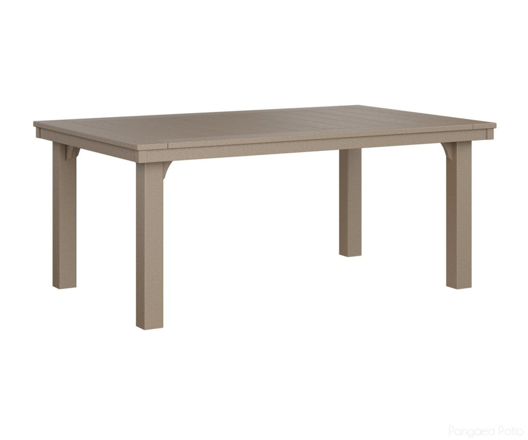 BGHDT4472DWW-Berlin Gardens-Homestead 44" x 72" Dining Table-Weatherwood BG-Pangaea Patio