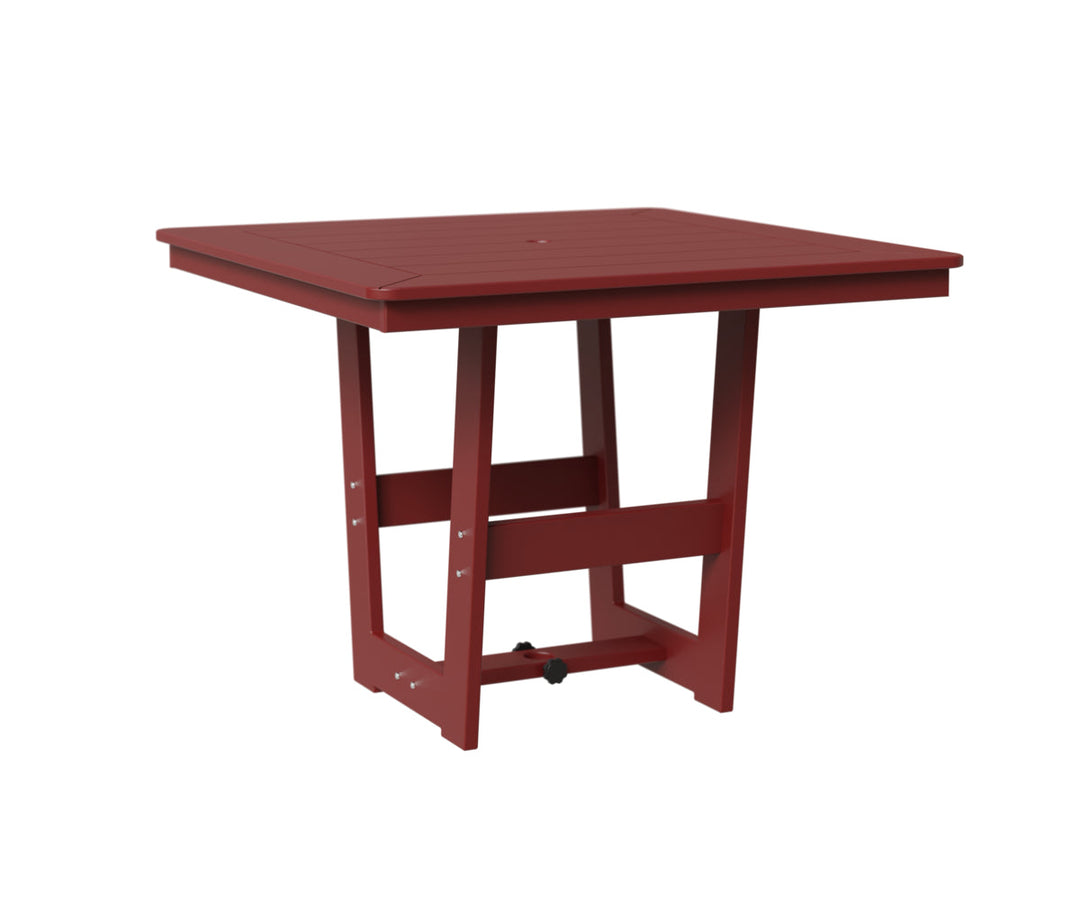 BGHSMT0040DMGR-Berlin Gardens-Hudson 40″ Square Dining Table-Pangaea Patio