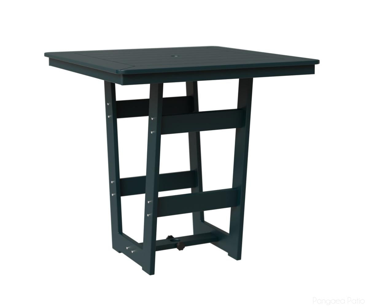 BGHSMT0040BMGBY-Berlin Gardens-Hudson 40" Square Table - Bar Height-MGP Berry-Pangaea Patio