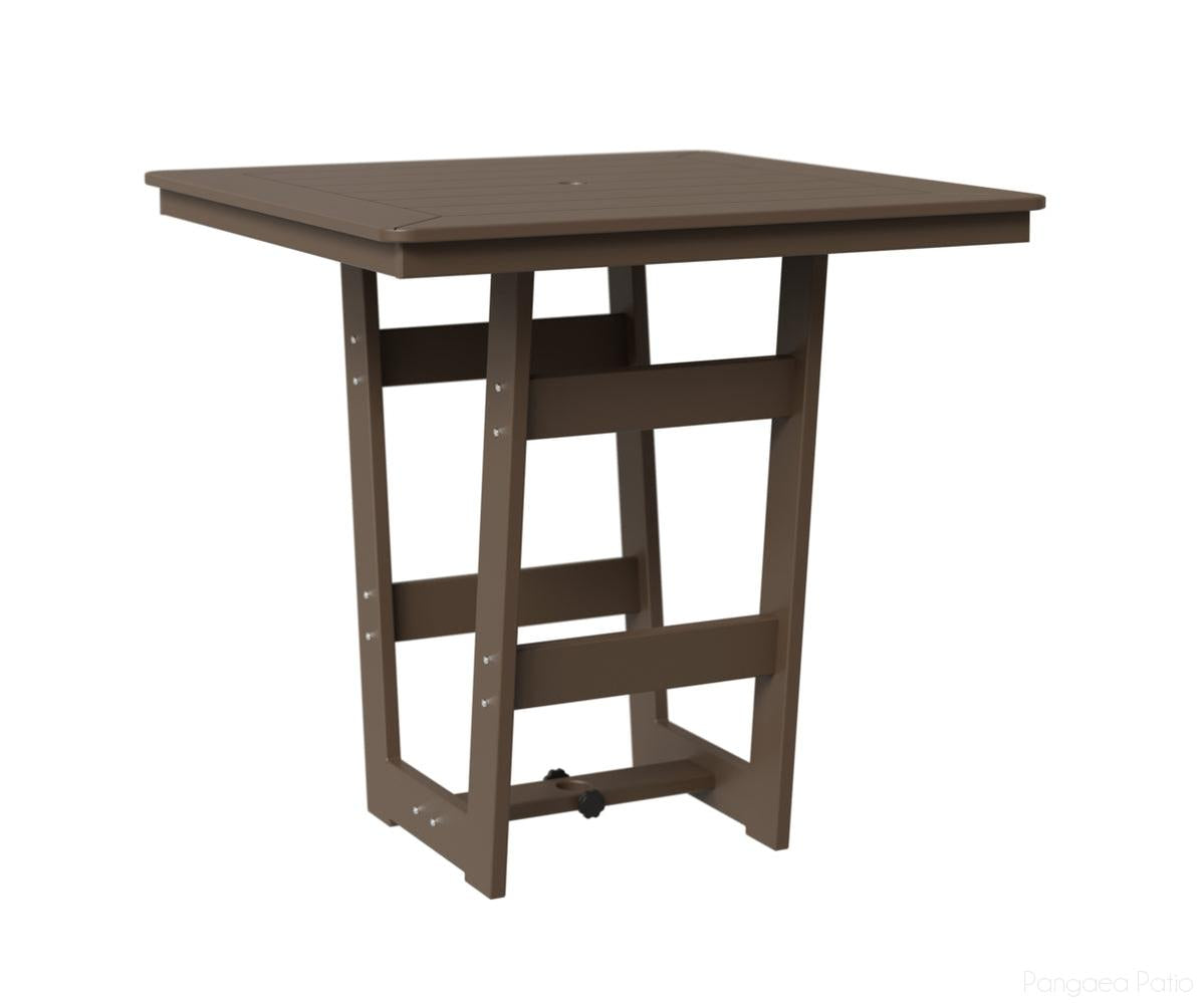 BGHSMT0040BMGC-Berlin Gardens-Hudson 40" Square Table - Bar Height-MGP Clay-Pangaea Patio