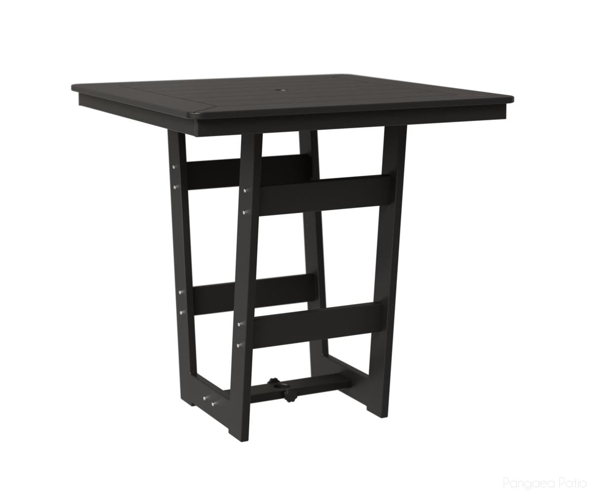 BGHSMT0040BMGB-Berlin Gardens-Hudson 40" Square Table - Bar Height-MGP Matte Black-Pangaea Patio