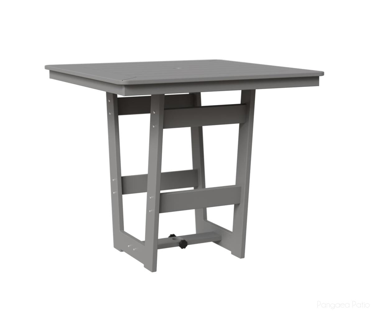 BGHSMT0040CMGF-Berlin Gardens-Hudson 40" Square Table - Counter Height-MGP Fog-Pangaea Patio