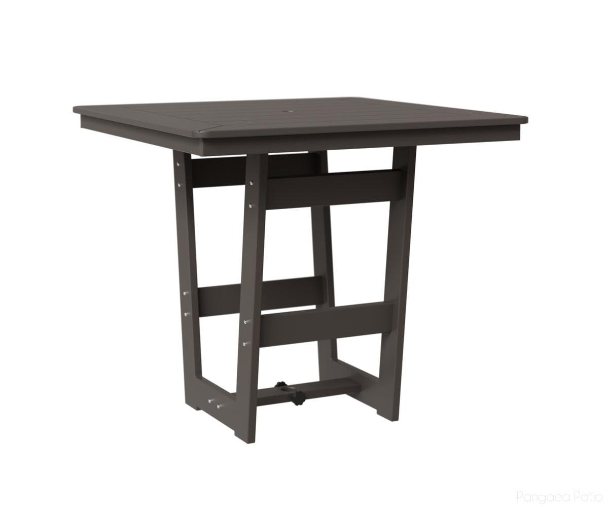 BGHSMT0040CMGG-Berlin Gardens-Hudson 40" Square Table - Counter Height-MGP Graphite-Pangaea Patio
