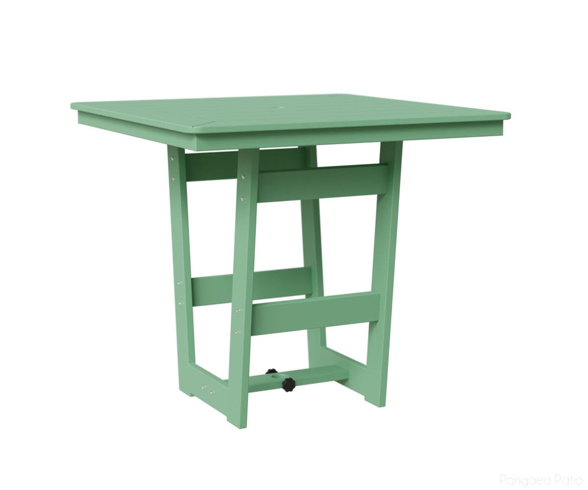 BGHSMT0040CMGM-Berlin Gardens-Hudson 40" Square Table - Counter Height-MGP Mint-Pangaea Patio