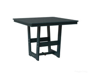 BGHSMT0040DMGBY-Berlin Gardens-Hudson 40" Square Table - Dining Height-MGP Berry-Pangaea Patio