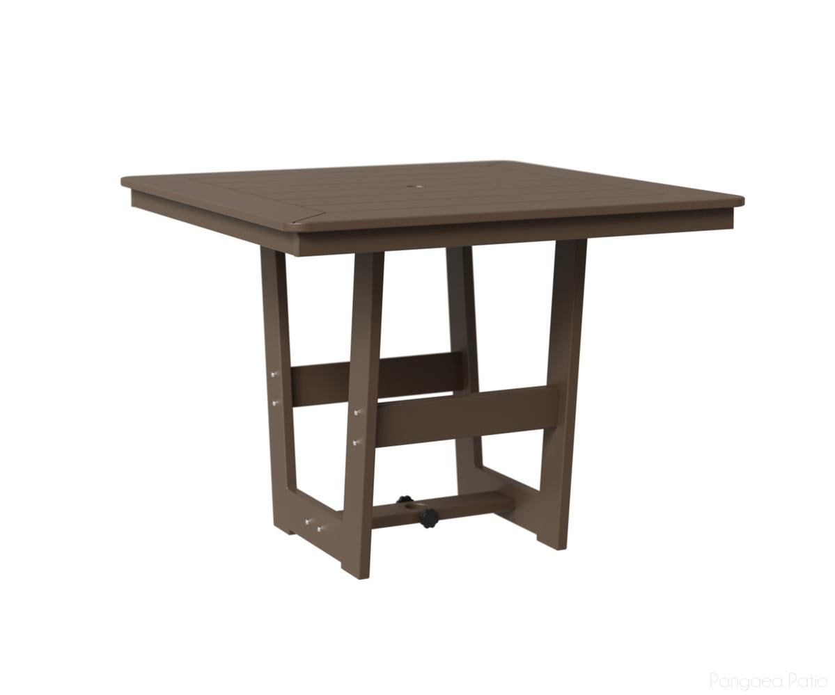 BGHSMT0040DMGC-Berlin Gardens-Hudson 40" Square Table - Dining Height-MGP Clay-Pangaea Patio