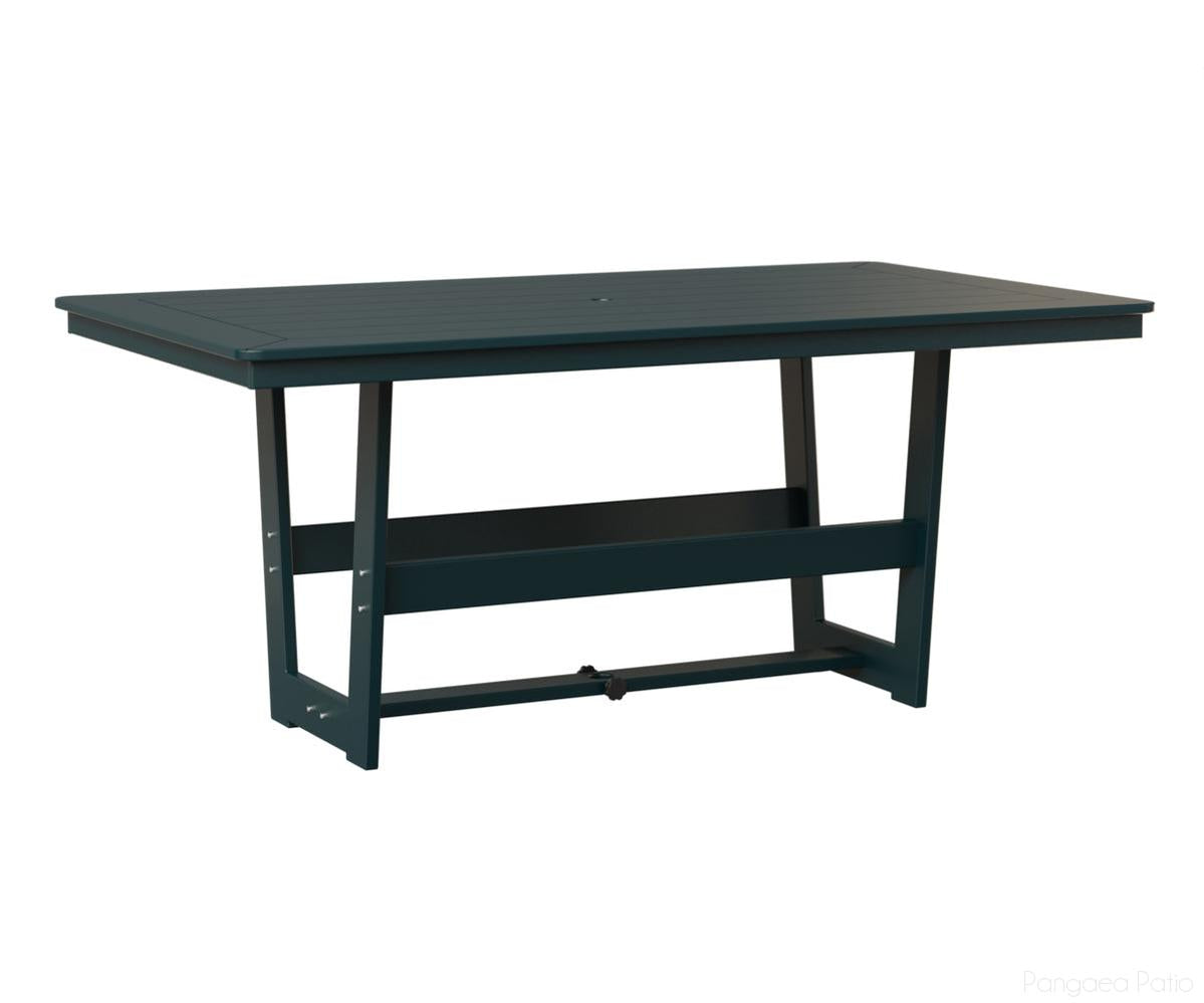 BGHRMT4070DMGBY-Berlin Gardens-Hudson 40"x 70" Rectangular Table - Dining Height-MGP Berry-Pangaea Patio
