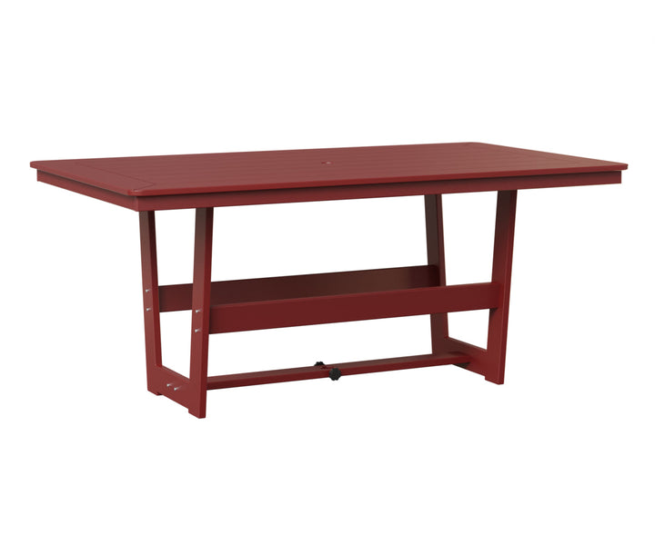 BGHRMT4070DMGR-Berlin Gardens-Hudson 40″X70″ Rectangular Dining Table-Pangaea Patio