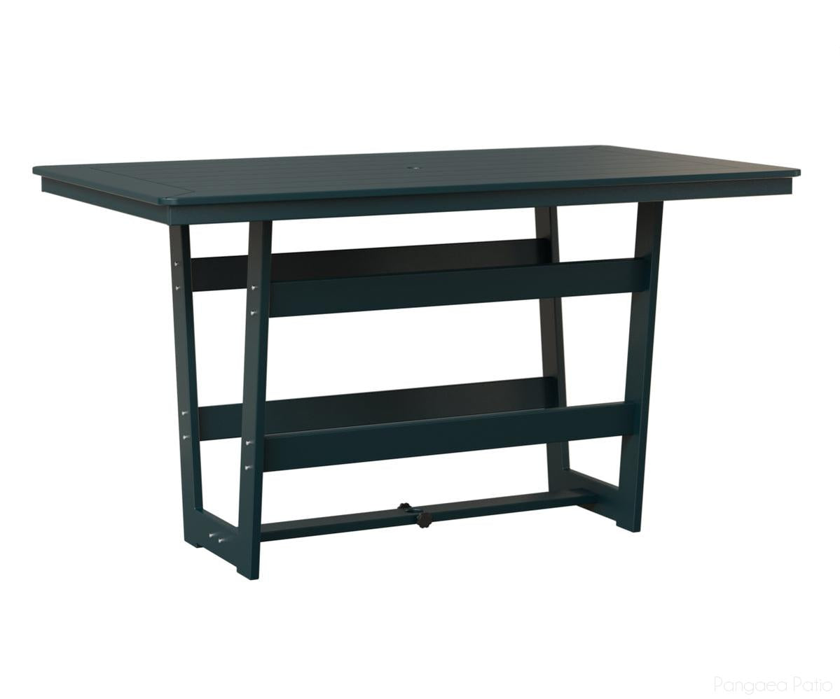 BGHRMT4070BMGBY-Berlin Gardens-Hudson 40"x70" Rectangular Table - Bar Height-MGP Berry-Pangaea Patio