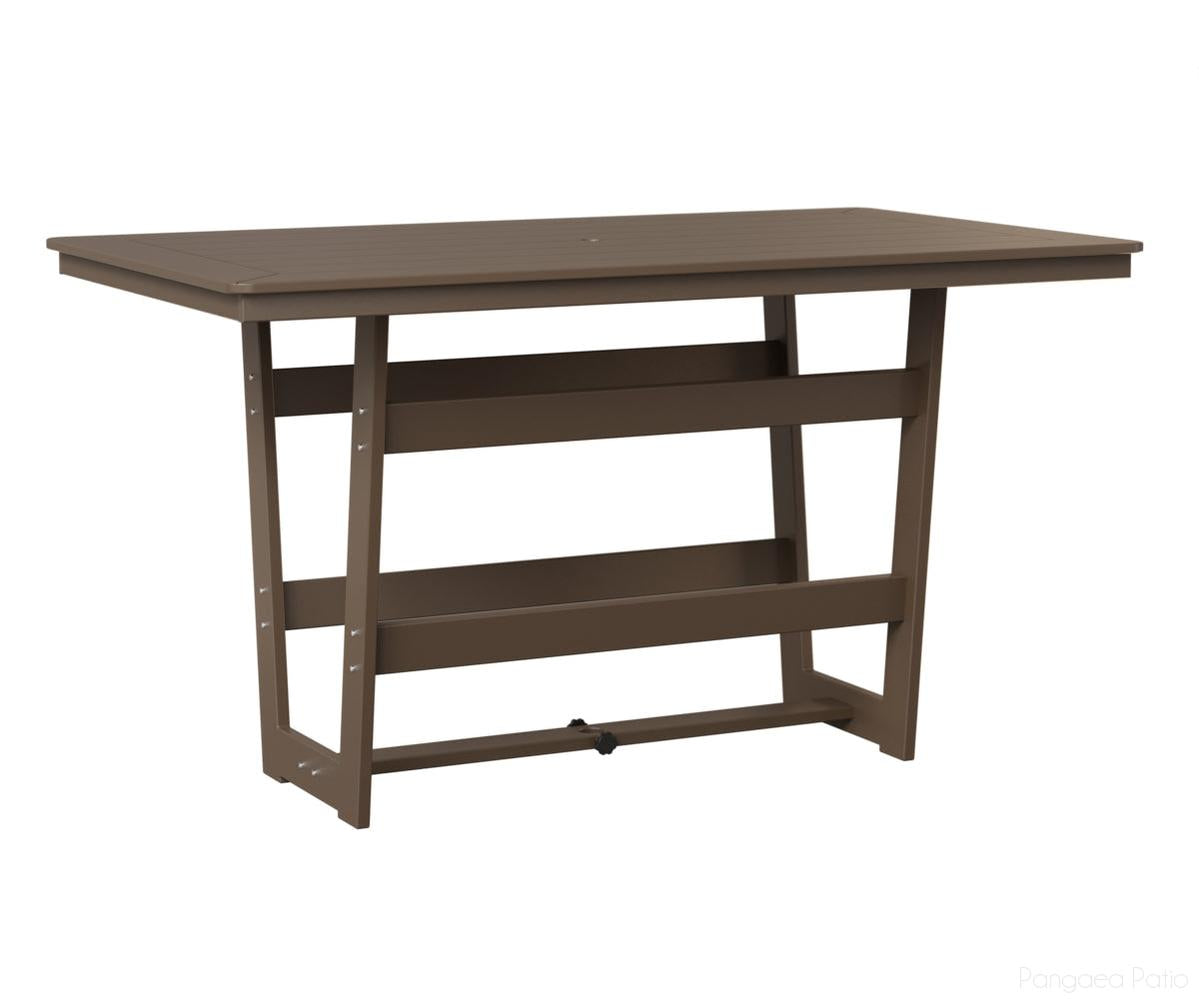 BGHRMT4070BMGC-Berlin Gardens-Hudson 40"x70" Rectangular Table - Bar Height-MGP Clay-Pangaea Patio
