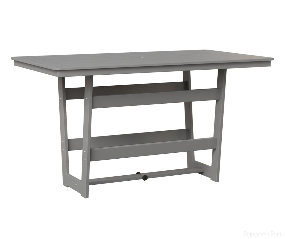 BGHRMT4070BMGF-Berlin Gardens-Hudson 40"x70" Rectangular Table - Bar Height-MGP Fog-Pangaea Patio