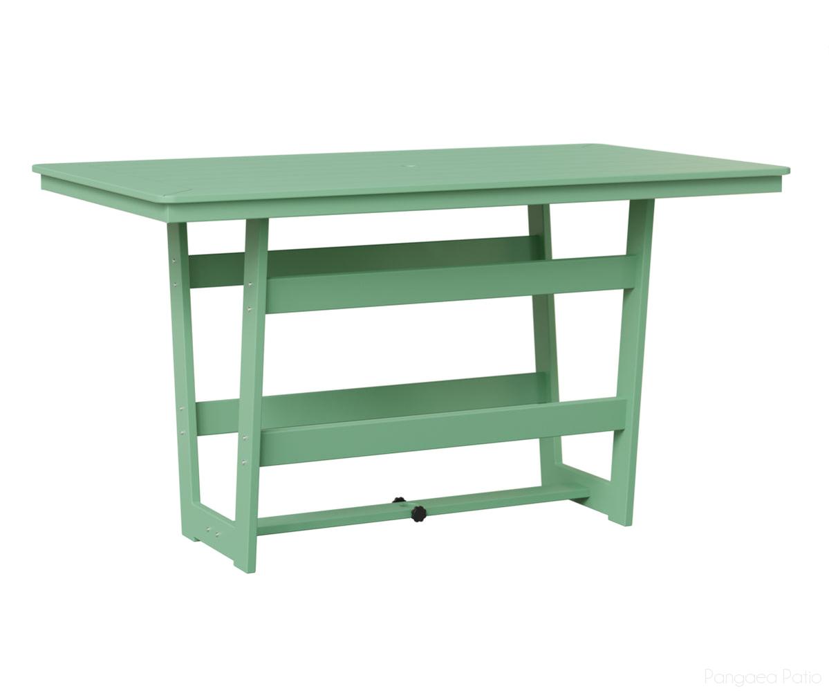 BGHRMT4070BMGM-Berlin Gardens-Hudson 40"x70" Rectangular Table - Bar Height-MGP Mint-Pangaea Patio