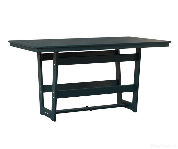 BGHRMT4070CMGBY-Berlin Gardens-Hudson 40"x70" Rectangular Table - Counter Height-MGP Berry-Pangaea Patio