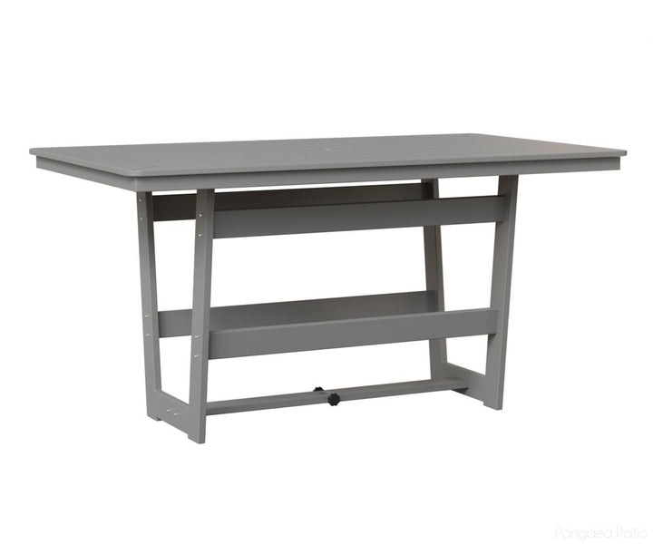 BGHRMT4070CMGF-Berlin Gardens-Hudson 40"x70" Rectangular Table - Counter Height-MGP Fog-Pangaea Patio