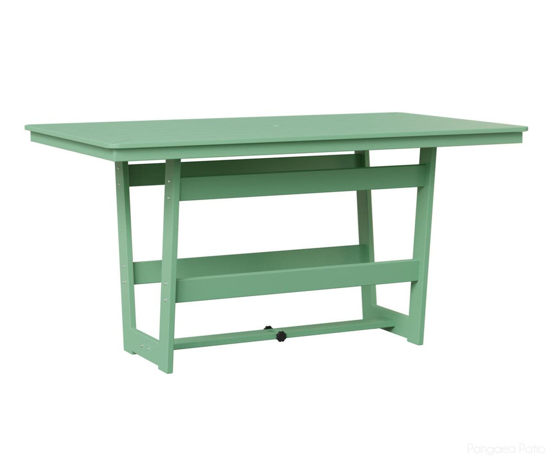 BGHRMT4070CMGM-Berlin Gardens-Hudson 40"x70" Rectangular Table - Counter Height-MGP Mint-Pangaea Patio