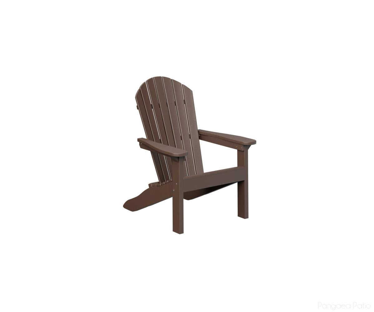 BGKATC2127CB-Berlin Gardens-Kid's Comfo-Back Adirondack Chair-Chocolate Brown BG-Pangaea Patio