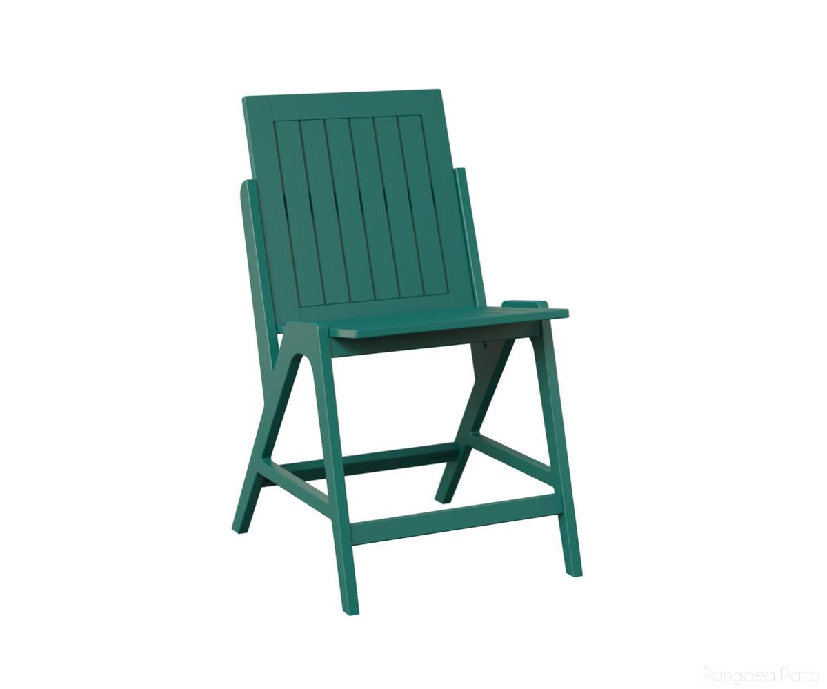 BGKCSC2241MGT-Berlin Gardens-Kinsley Counter Side Chair-MGP Teal-Pangaea Patio