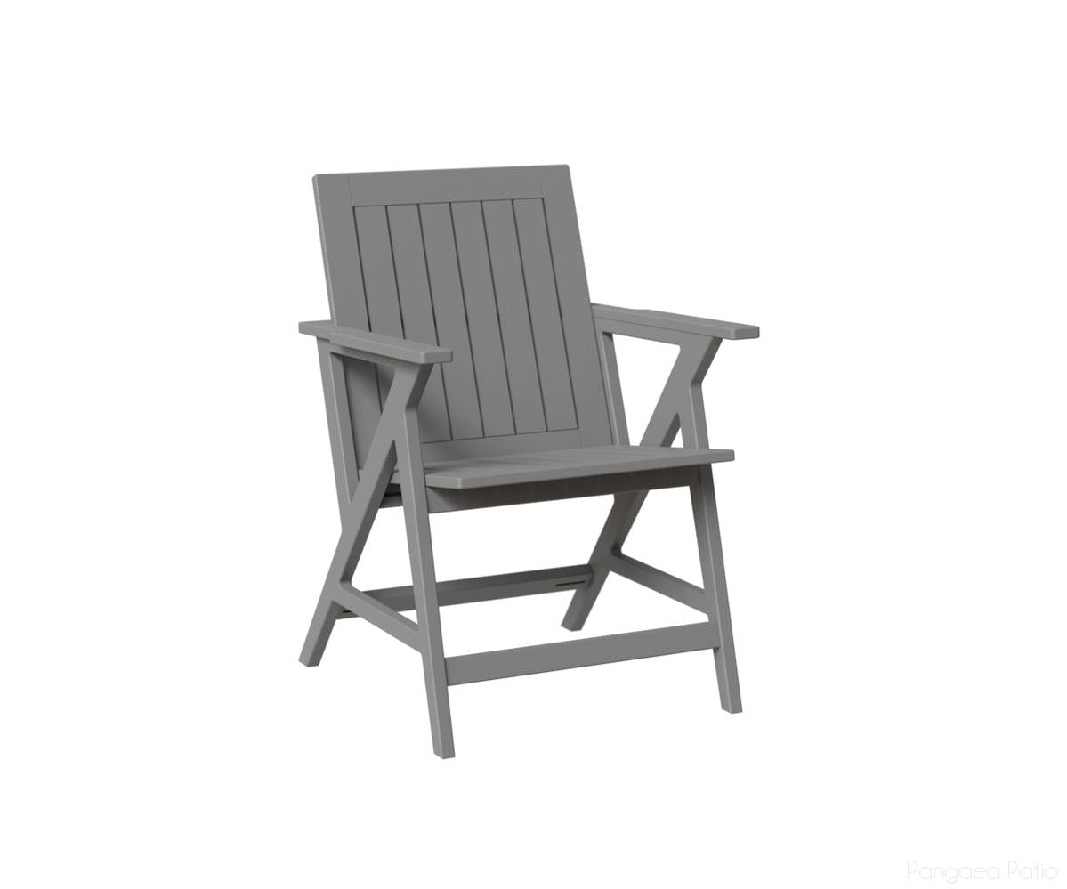 BGKDAC2535MGF-Berlin Gardens-Kinsley Dining Arm Chair-MGP Fog-Pangaea Patio