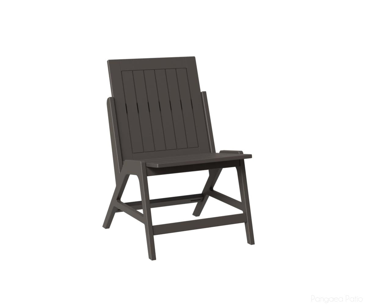 BGKDSC2235MGG-Berlin Gardens-Kinsley Dining Side Chair-MGP Graphite-Pangaea Patio