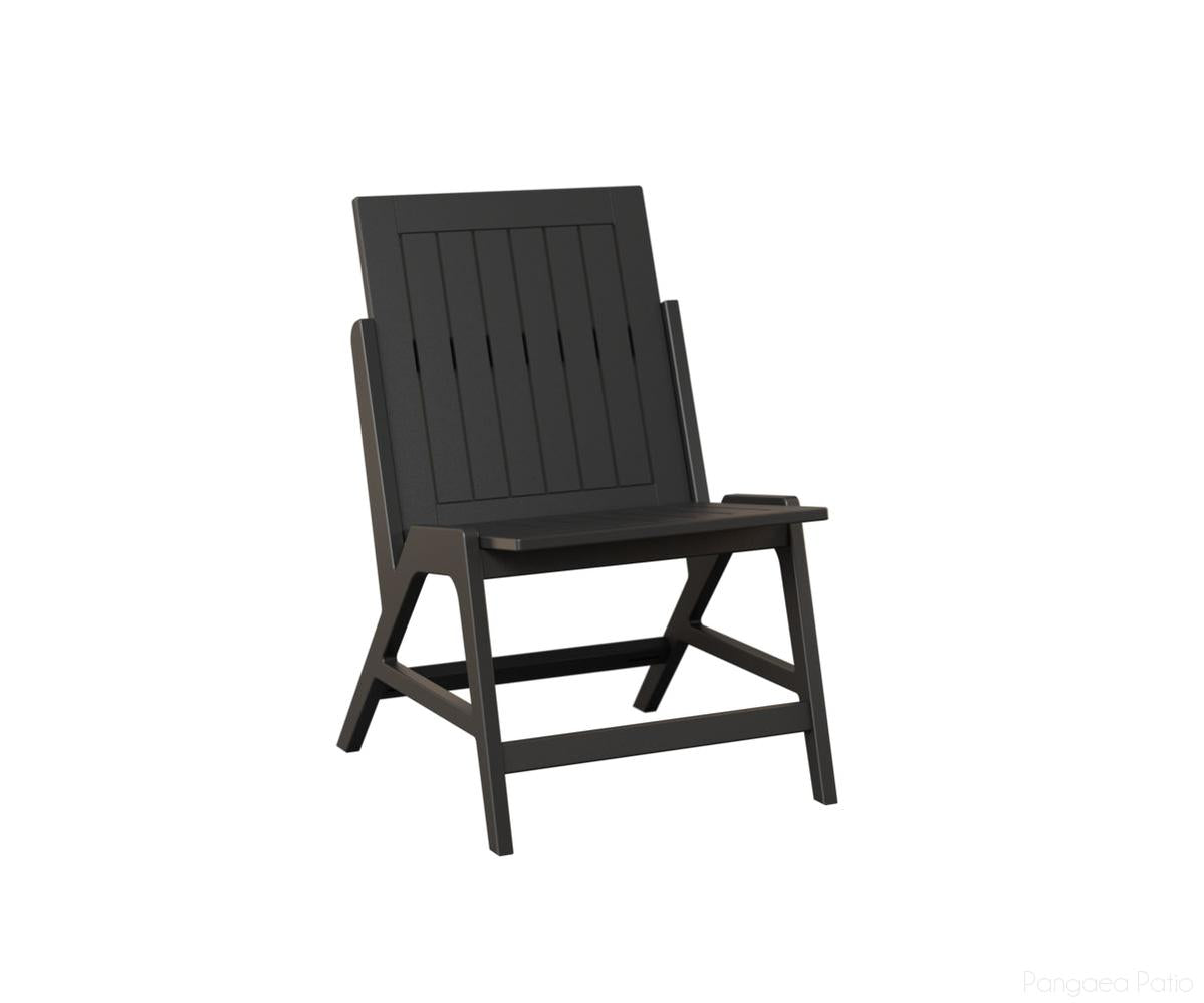 BGKDSC2235MGB-Berlin Gardens-Kinsley Dining Side Chair-MGP Matte Black-Pangaea Patio