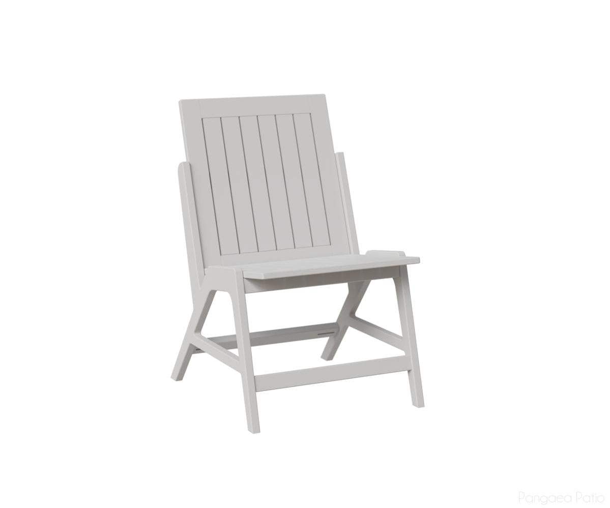 BGKDSC2235MGW-Berlin Gardens-Kinsley Dining Side Chair-MGP Matte White-Pangaea Patio