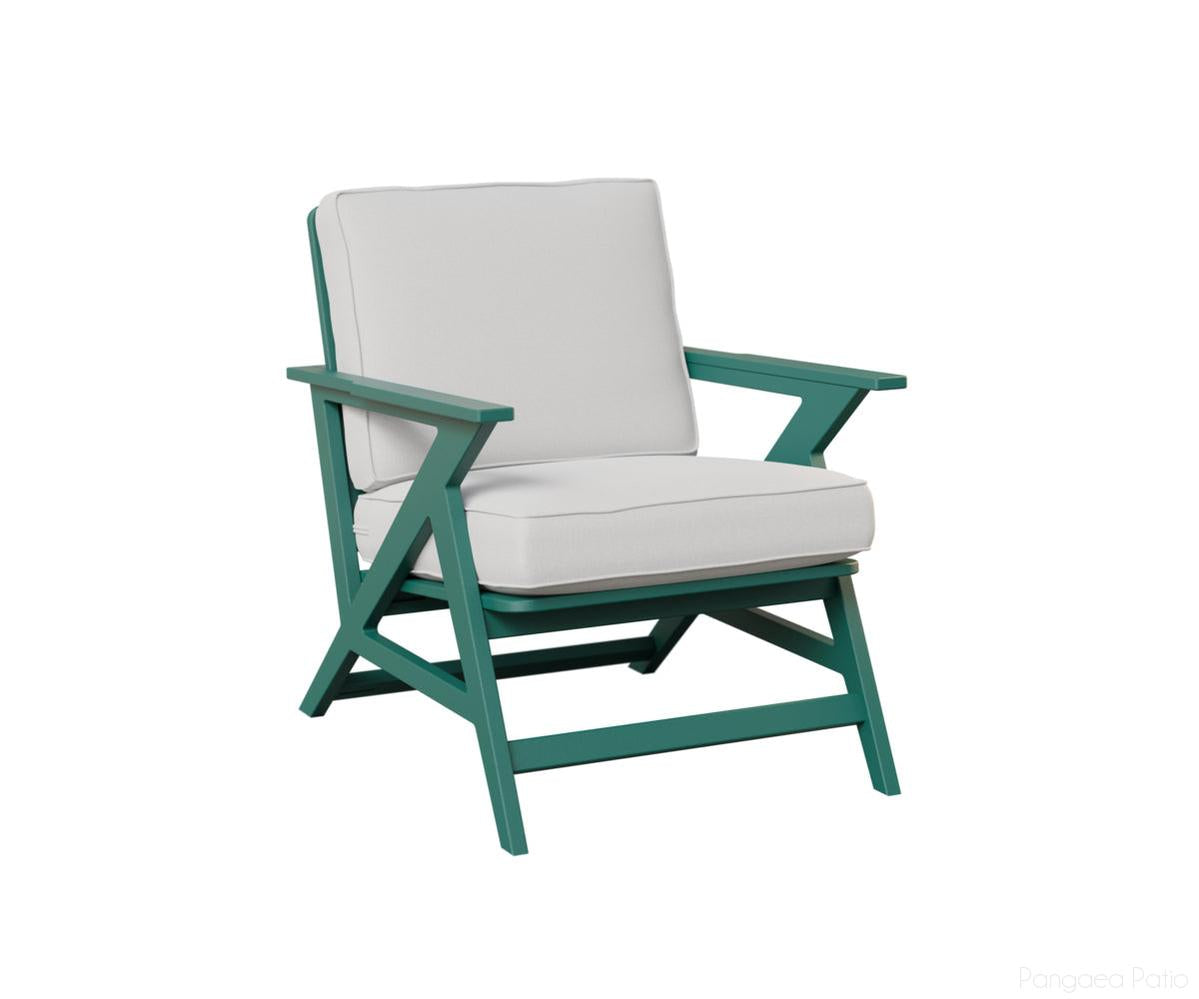 BGKLAC2833MGT-Berlin Gardens-Kinsley Lounge Chair-MGP Teal-Pangaea Patio