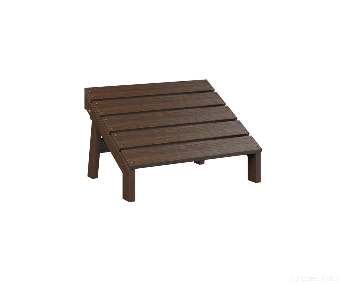 BGMAFF2415BW-Berlin Gardens-Mayhew Adirondack Folding Footstool-Brazilian Walnut BG-Pangaea Patio