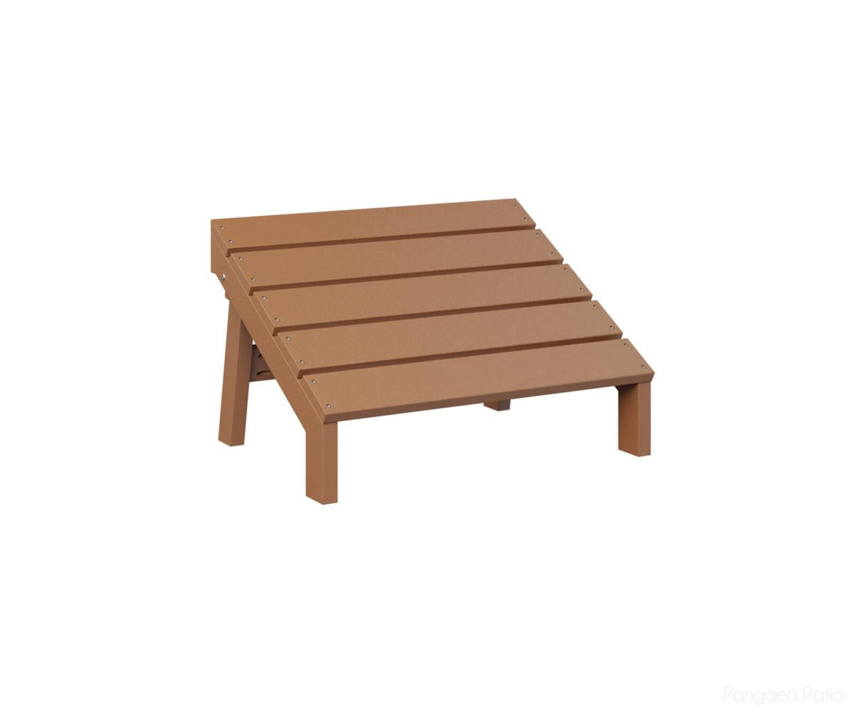 BGMAFF2415C-Berlin Gardens-Mayhew Adirondack Folding Footstool-Cedar BG-Pangaea Patio