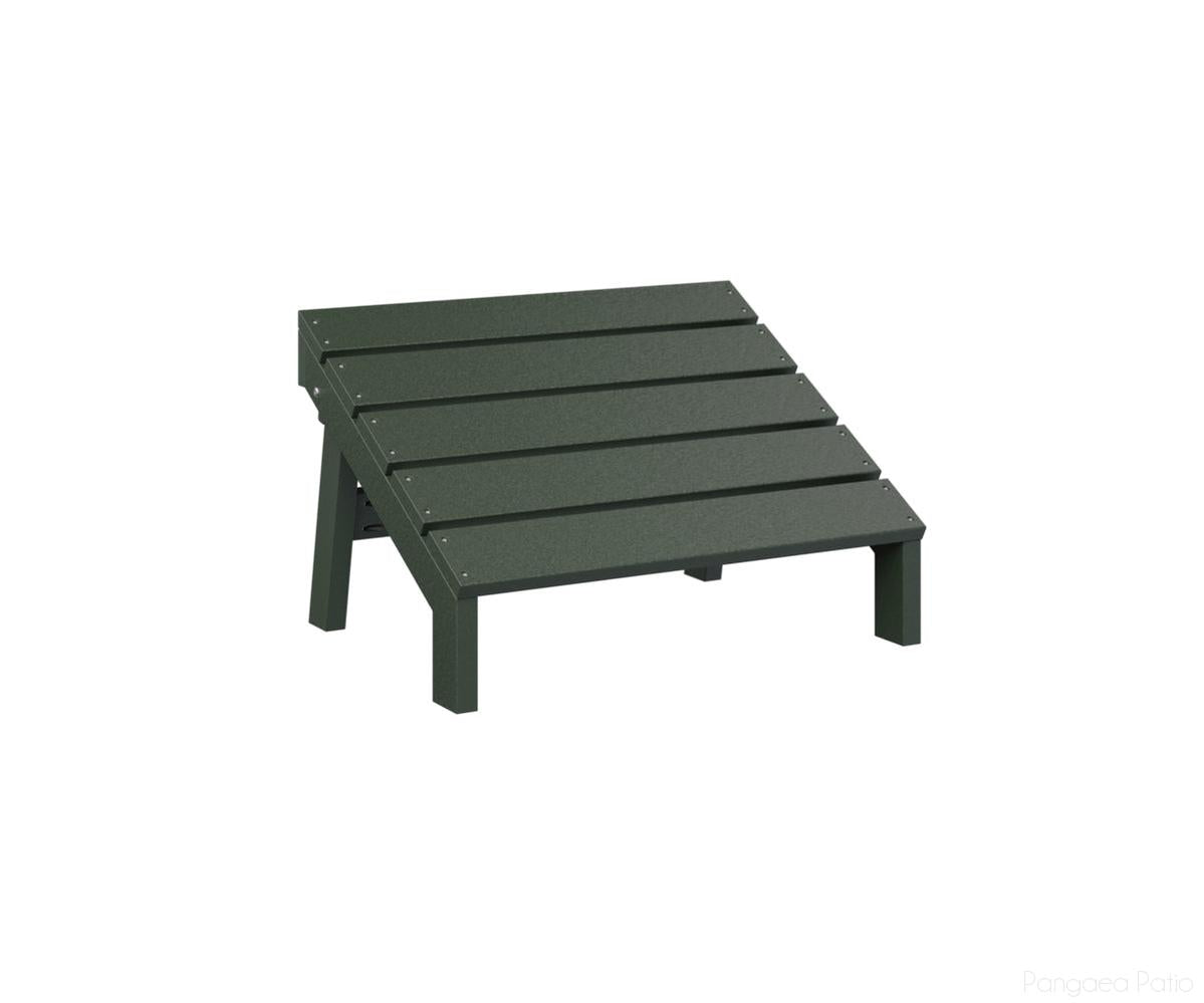 BGMAFF2415G-Berlin Gardens-Mayhew Adirondack Folding Footstool-Green BG-Pangaea Patio