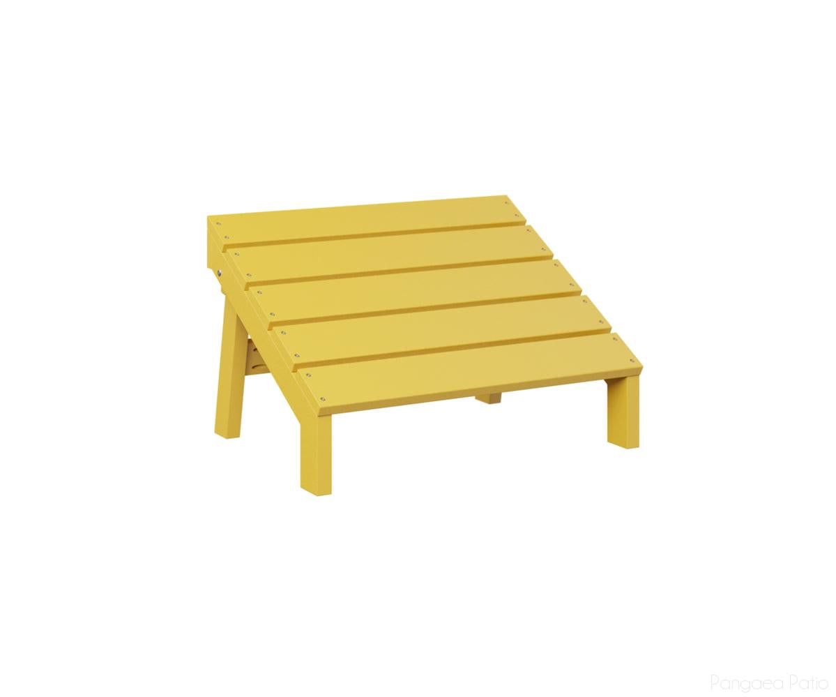 BGMAFF2415SY-Berlin Gardens-Mayhew Adirondack Folding Footstool-Sunburst Yellow BG-Pangaea Patio